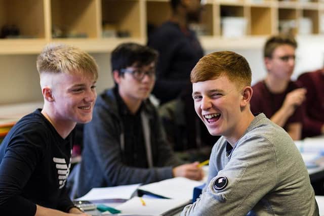 Students enjoying their class.