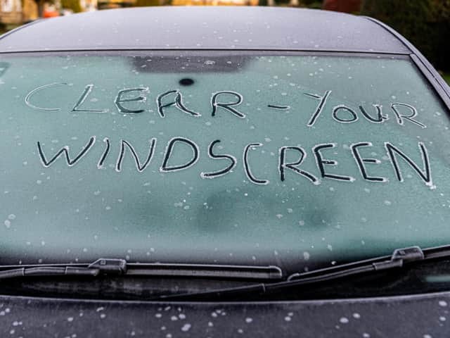 Some parts of the county will need the de-icer this weekend.