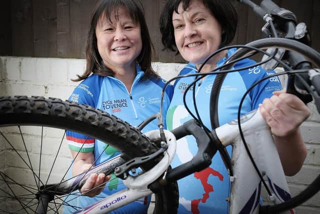 Nurses Tracey Ogden and Karen Rogers.