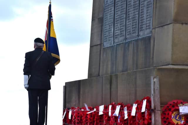 The incident happened during a Remembrance event.