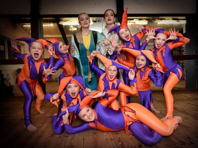 King and Queen with the Jesters. Photo: Richard Ponter