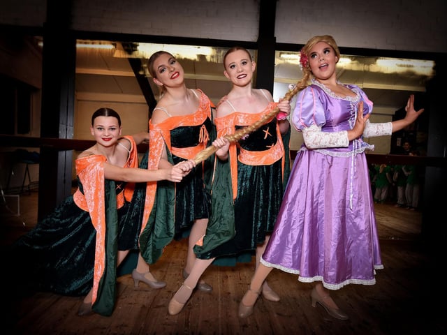 The Villagers with Rapunzel. Photo: Richard Ponter