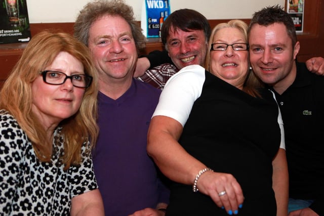 Sue, Mick, Kenny, Anne and Barry.