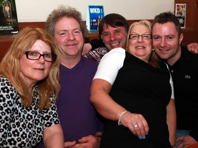 Sue, Mick, Kenny, Anne and Barry.