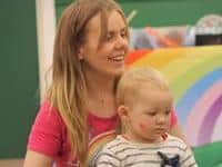 Anna with daughter Beatrice