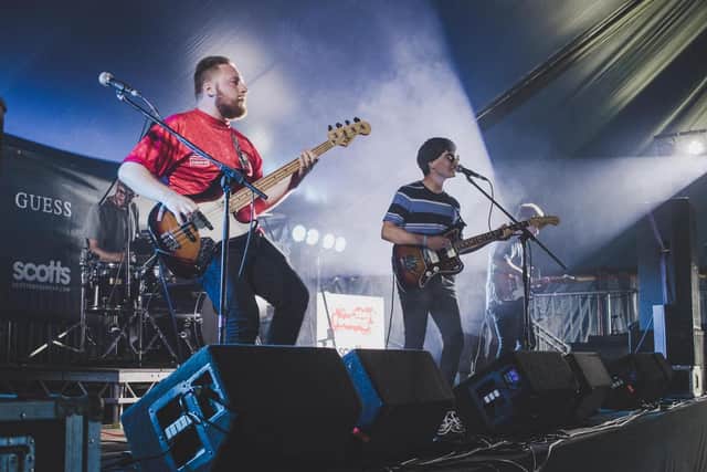 The band playing at Y Not? Festival in Derbyshire last summer. Picture: The Feens/ Jacob Lucas