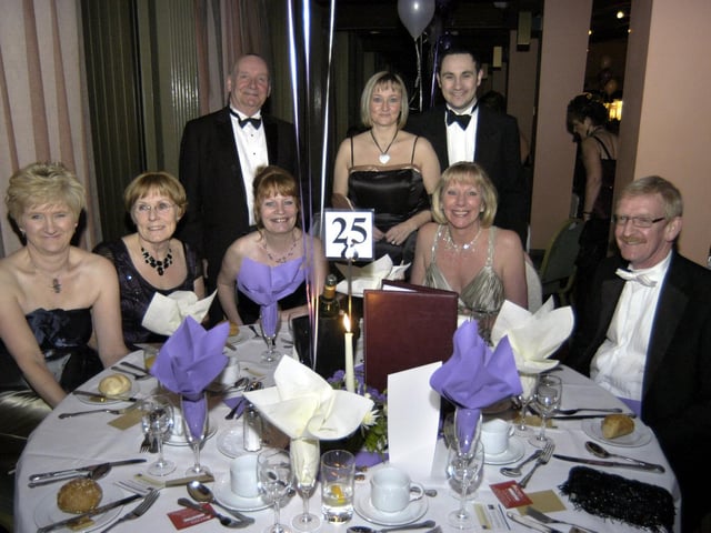 All smiles on table 25.