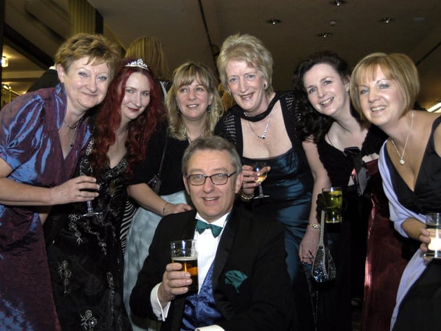 Dr David Ford surrounded by A&E colleagues.