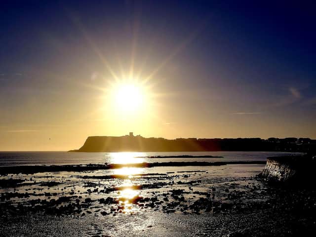 Glorious sunshine in Scarborough