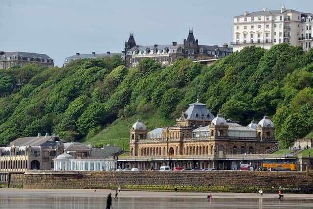 Scarborough Spa with the cliffs behind. Picture: JPI Media/ Richard Ponter