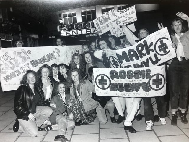Take That were in town again in 1992 when they played the Futurist.