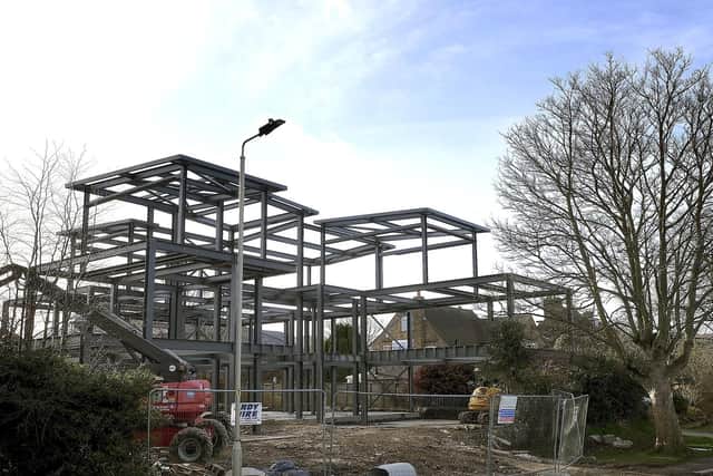The building site on the corner of Hackness Road and Scalby Road in Scarborough. Picture: JPI Media/ Richard Ponter