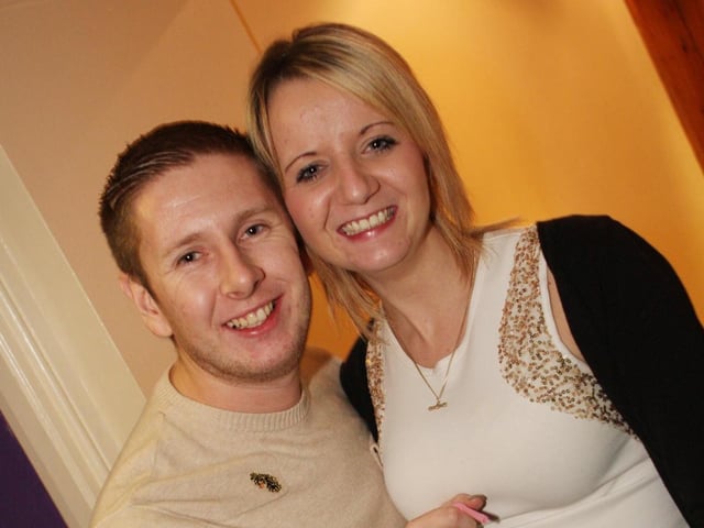 Foster and Jade having a great night in The George.