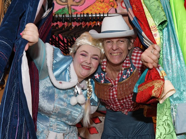 Meg Badrick and Pamela Giovanni.