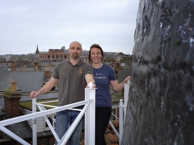 Owners Andy and Nicola.