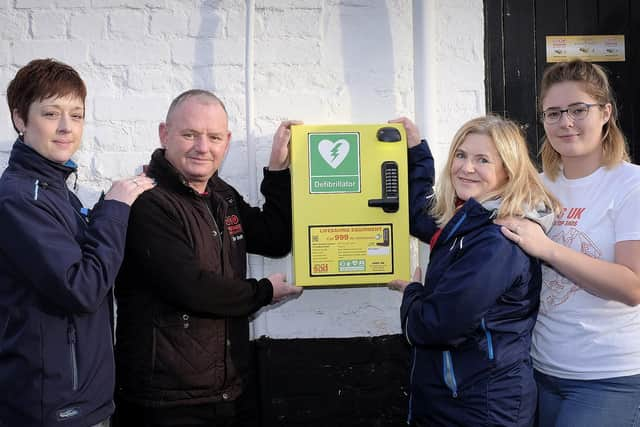 From left: Hayley Colebrook, Rob Scott, Chris' sister Debbie Mutton and Sian Mennell.