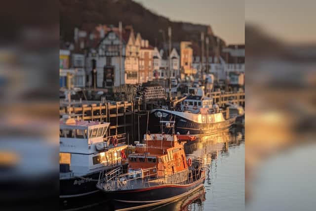 Lifeboat 52-02 at Scarborough Harbour. Picture by Chris Burrows.