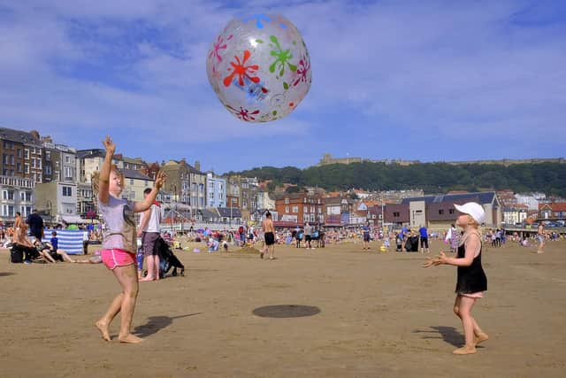 Fun on Scarborough's South Bay beach