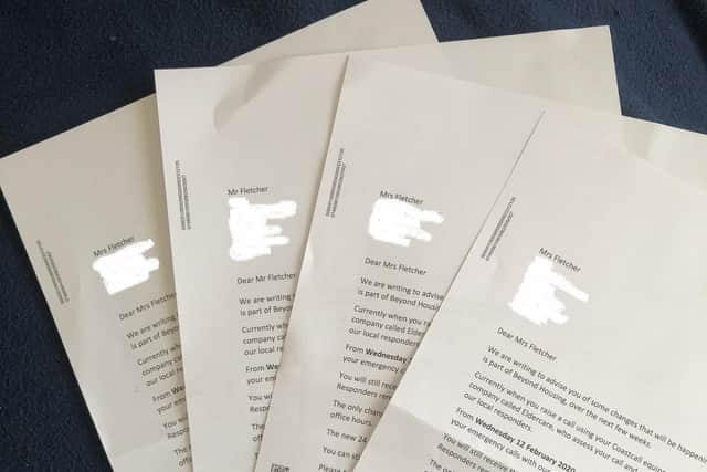 Coastcall letters sent to people with the same surname.