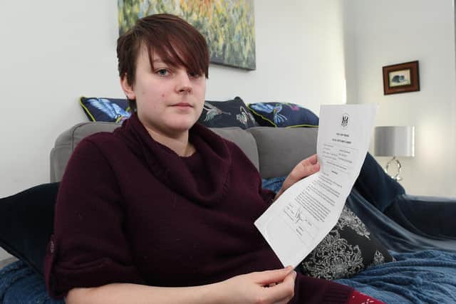 Sophie Steward says she has been struggling to cope since her PIPs money was taken away.