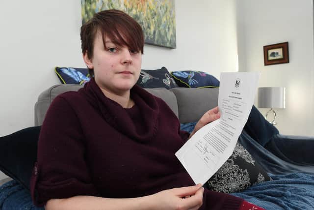 Sophie Steward says she has been struggling to cope since her PIPs money was taken away.