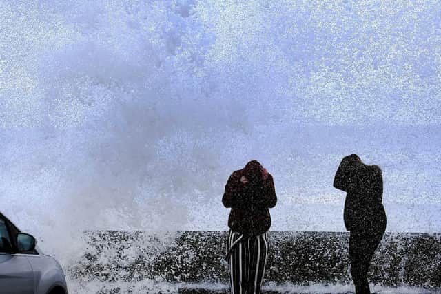Waves at South Bay during Storm Ciara. Picture: JPI Media/ Richard Ponter