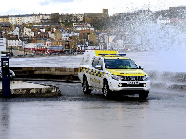 Scarborough Coastguard near the Spa. Picture by Richard Ponter.