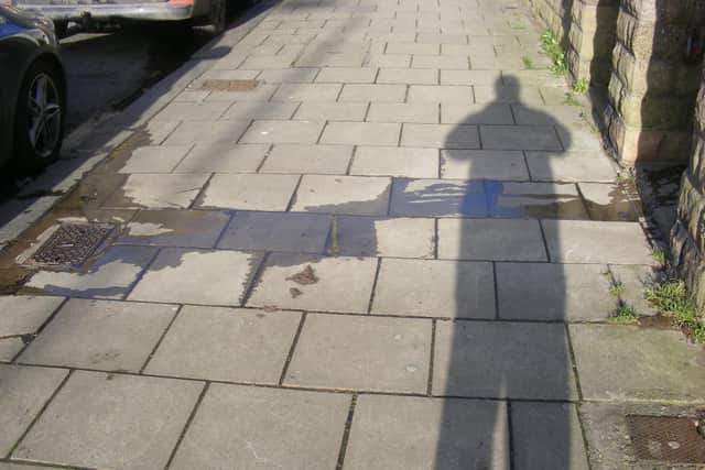 Raw sewage on North Marine Road.