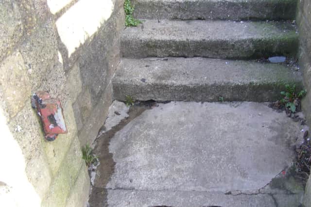 The raw sewage leak.