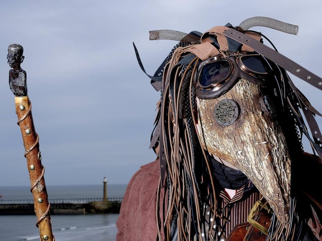 Wonderful costumes grace the Whitby stage.