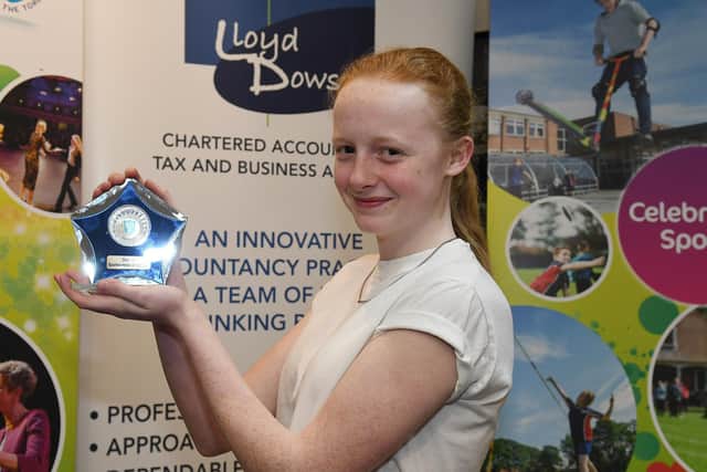 Rebecca Hill won the Year 10 Sportswoman of the Year award