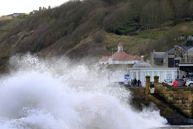Storm Dennis will hit Scarborough this weekend.