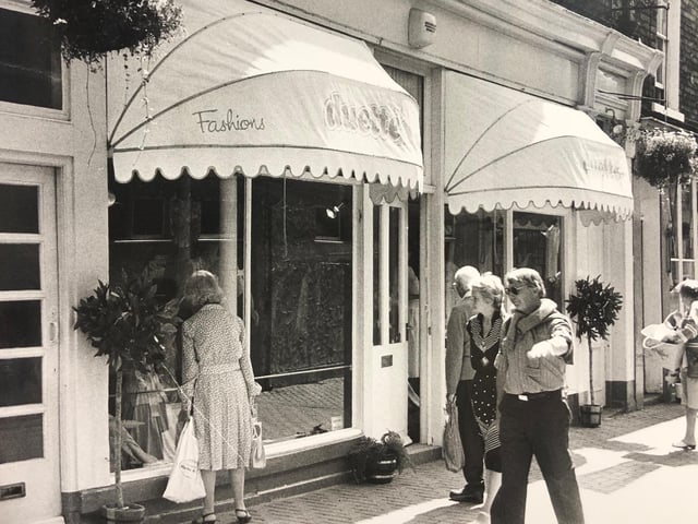 Duette Fashions attracting some attention. The store now is still fashion related - Armani's Tailor and Alteration.