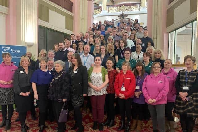 The ninth job fair at The Grand Hotel.