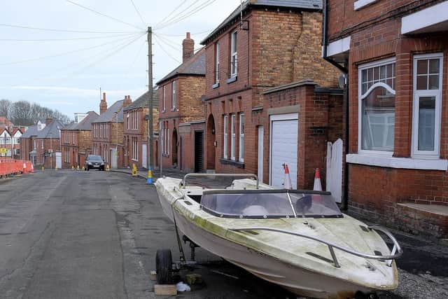 The boat on Moorland Road.