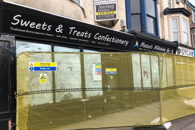 The units on Dean Road.