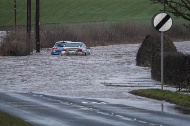 Drivers are advised to keep away from flood water.