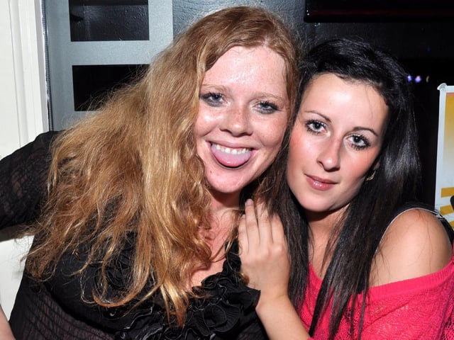 Lena and Becky are all smiles.