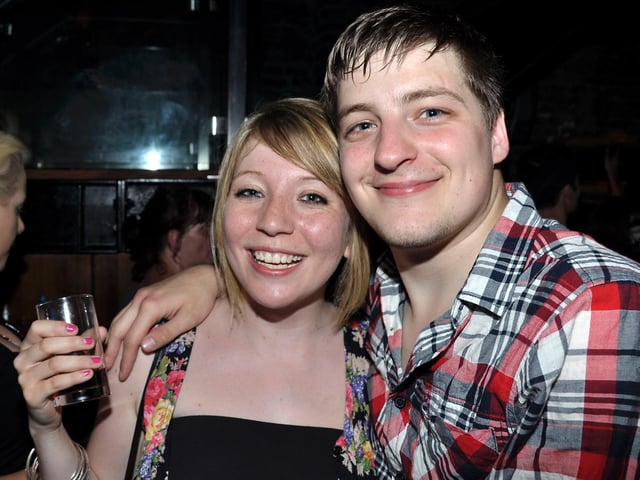 Nick and Lucy out together in Blue Lounge.