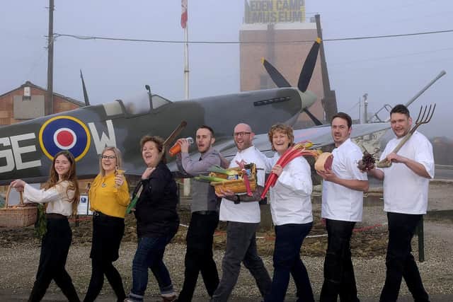 From left: Debbie Raw, Rhiannon Hunt, Sue Nelson, Paul O'connor, Rob Clark, Organiser Steph Moon, Philip Akrill and Rob Porter. Picture: JPI Media/ Richard Ponter