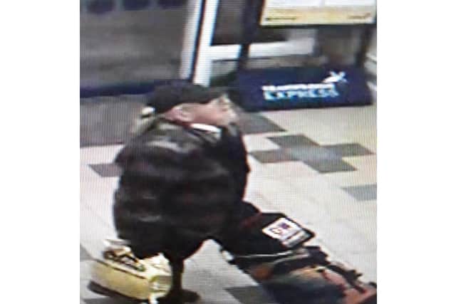 The CCTV footage. Picture: North Yorkshire Police