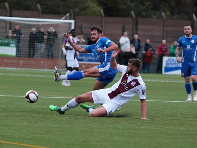 Tom Allan in action for York City