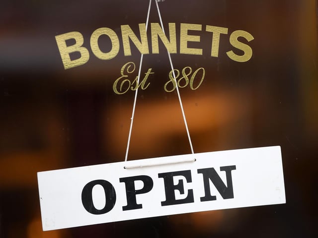 The business is up for sale.