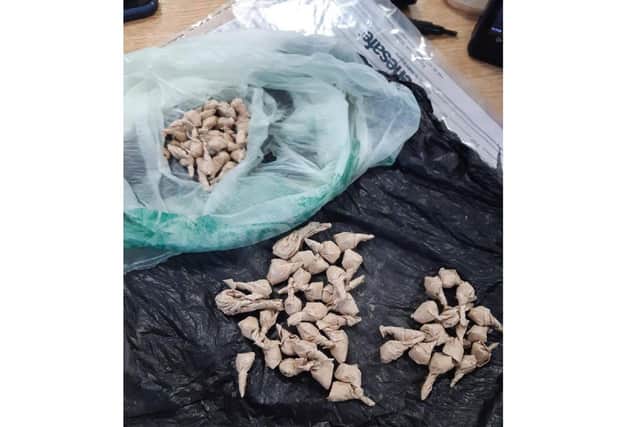 Class A drugs seized in Bridlington.