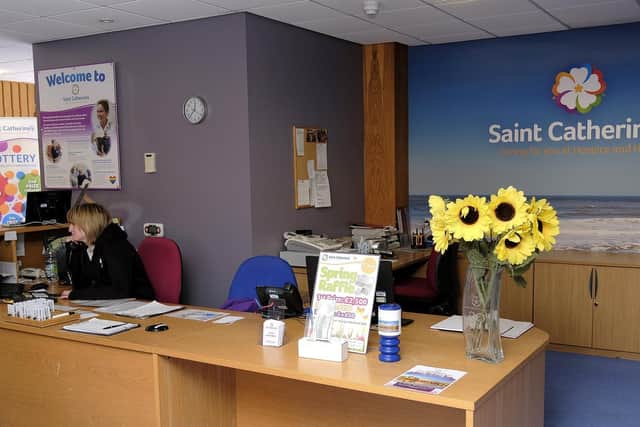 The hospice reception