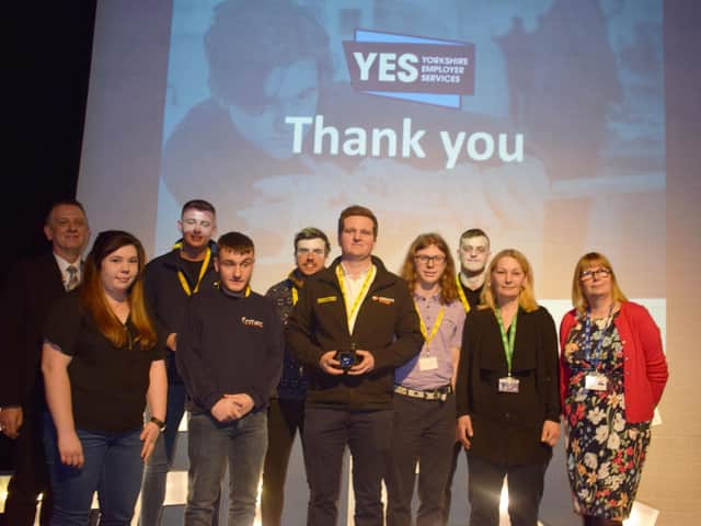 All of the winners from the Yorkshire Employer Services (YES) Apprenticeship Awards at Scarborough TEC.