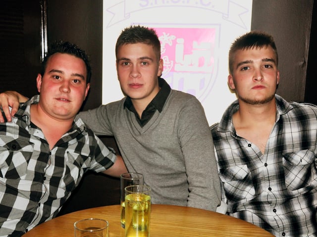 Lee, Dave and Dave in Kloisters.