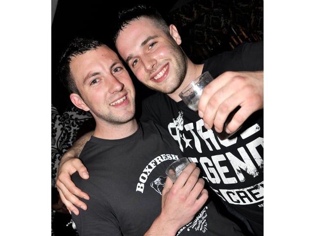 Flatmates Dave and Nick take on town in Tonics.