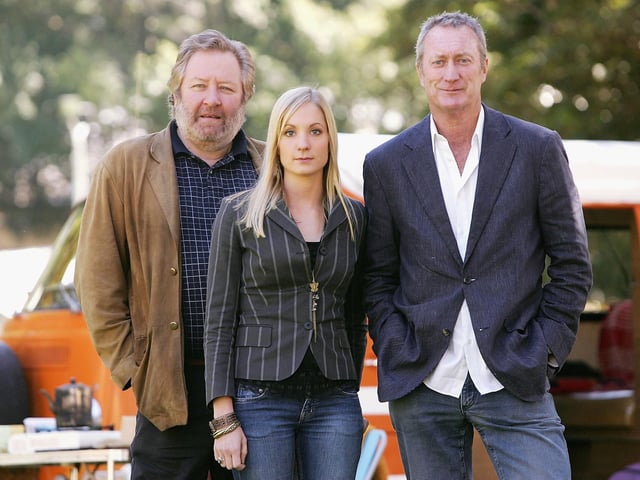 On the set of TV movie Murder in the Outback in which she played Joanne Lees in the story of the real life disappearance of Peter Falconio. It aired on ITV in 2007.