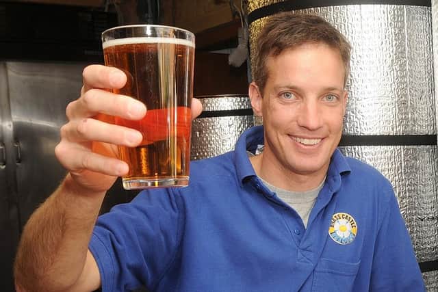 Scarborough Branch member Phil Saltonstall, who owns Brass Castle Brewery in Malton